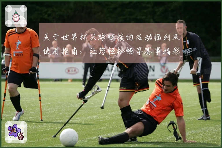 关于世界杯买球链接的活动福利及使用指南，让您轻松畅享赛事精彩