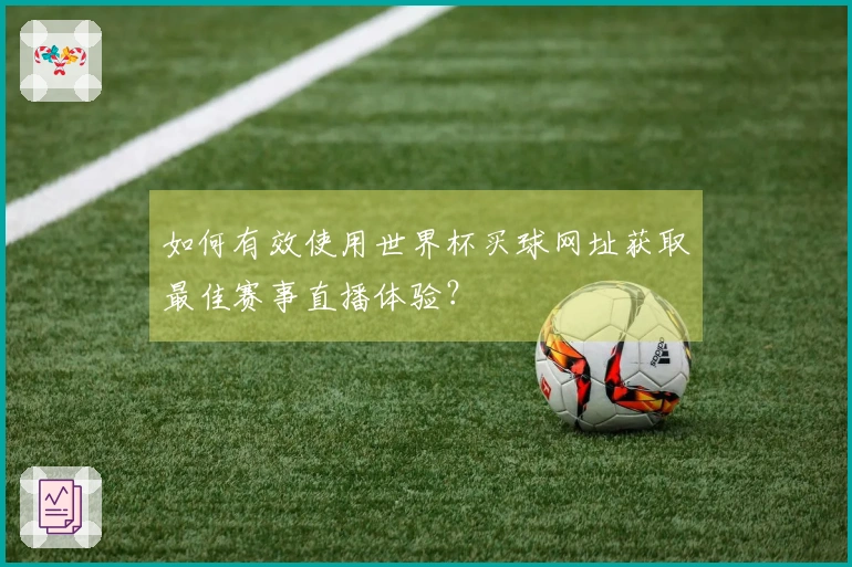 如何有效使用世界杯买球网址获取最佳赛事直播体验？